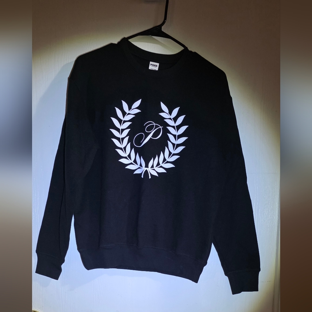 Pink By Victoria's Secret Black Sweatshirt. Size XS